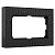 Рамка на 1 (двойная) черный поликарбонат Werkel Hammer W0082408