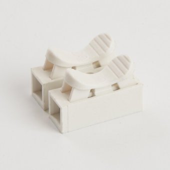 Клемма самозажимная универсальная Белый. Stekker 39880