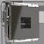 Розетка Ethernet RJ-45 1-модуль Серо-коричневый. Серо-коричневый. Werkel W1181007