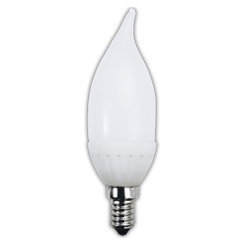 Светодиодная лампа "свеча на ветру" . E14, 4W, 220V, 4200K. Ecola C4LV4GELC