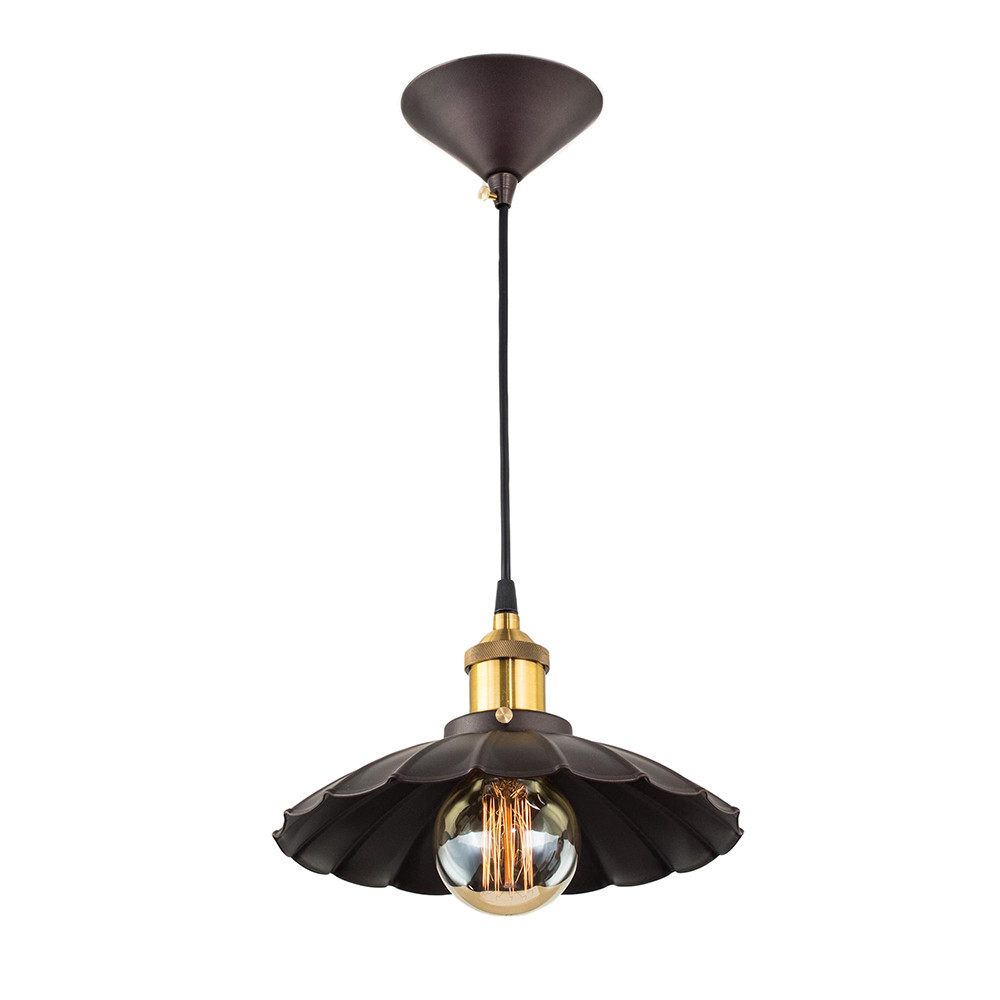 CL450104. CitiLux. Эдисон. Светильник подвесной  1*E27  75W 220V. Коричневый, бронза