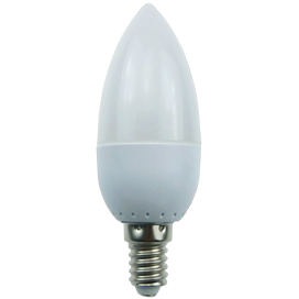 Светодиодная лампа "свеча" . E14, 3W, 220V, 4000K. Ecola C4TV30ELB
