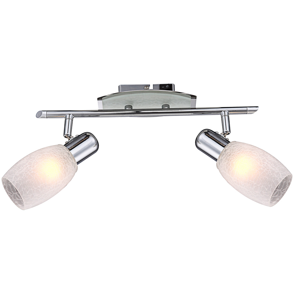 54917-2 Globo Светильник настенно-потолочный, 2* E14 40W 220V. Хром