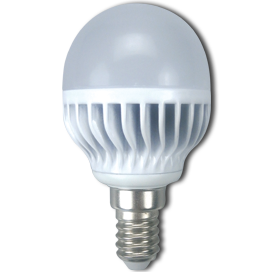 Светодиодная лампа "шар" . E14, 5,4W, 220V, 4000K. Ecola K4LV54ELC