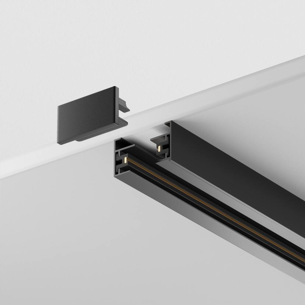 TRX001-112B.Maytoni.Unity. Шинопровод однофазный накладной/подвесной, 2м,  240V. Черный