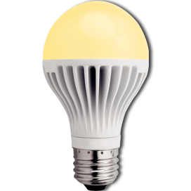 Светодиодная лампа "classic" метал.радиатор . E27, 8,1W, 240V, Золотистый цвет. Ecola D7LG81ELC