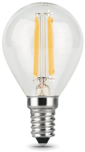 Светодиодная лампа "Шар" . E14, 11W, 220V, 2700K. Gauss 105801111