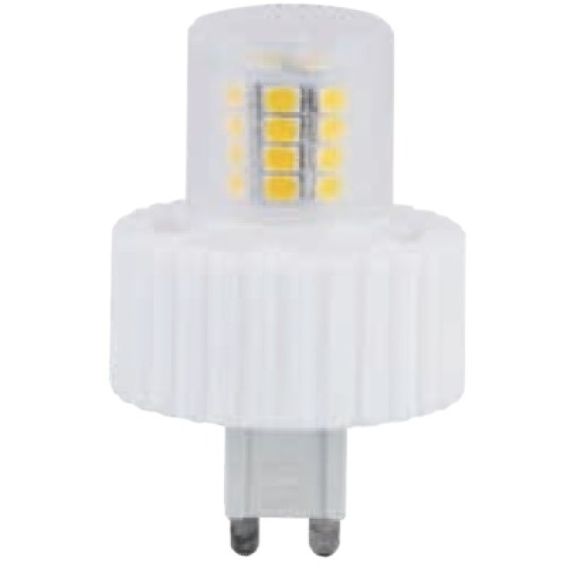 Светодиодная лампа "Corn Mini" керамика . G9, 7,5W, 220V, 4200K. Ecola G9CV75ELC