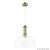 Светильник подвесной  1*E27  40W 220V. Латунь Crystal Lux ANGELINA ANGELINA SP1 BRASS
