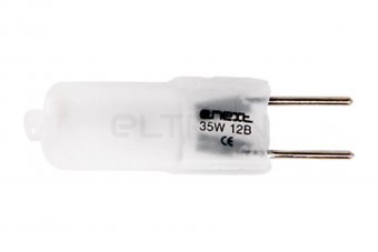 Лампа галогенная низковольтная капсула Матовая 12V, GU6.35 35W. Comtech HS FR 35 GY6.35