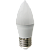 Светодиодная лампа "Свеча" . E27, 10W, 220V, 2700K. Ecola C7MW10ELC