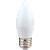 Светодиодная лампа "Свеча" . E27, 8W, 220V, 2700K. Ecola C7LW80ELC