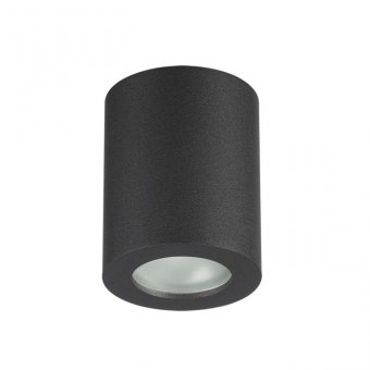 3572/1C Odeon Light Влагозащищенный накладной светильник, 1*GU10 50W 220V IPIP44. Черный