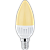 Светодиодная лампа "свеча" . E14, 4,4W, 220V, Золотистый цвет. Ecola C4LG44ELC