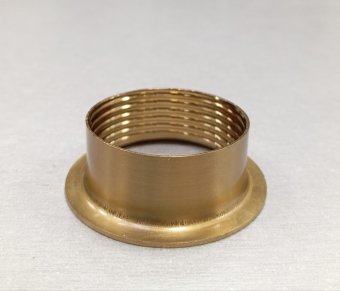 Кольцо декоративное для патрона E27, на патрон. Латунь. Crystal Lux  CLT 060 BS