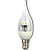 Светодиодная лампа "свеча на ветру" . E14, 4,2W, 220V, 4000K . Ecola C4BV42ELC