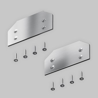 TRA001MPEC-112S.Maytoni Technical. Заглушка торцевая к профилю. Серебро